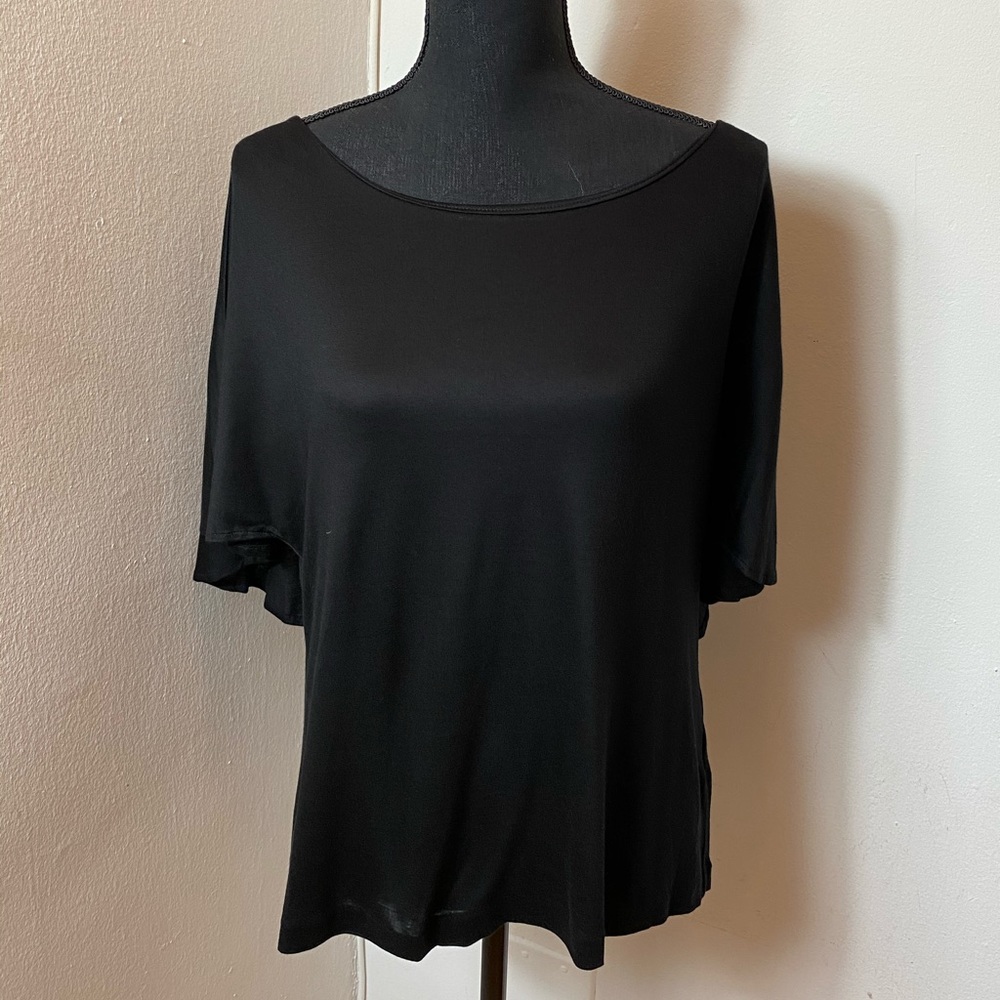NWT Whbm Capelet sleeve top size M